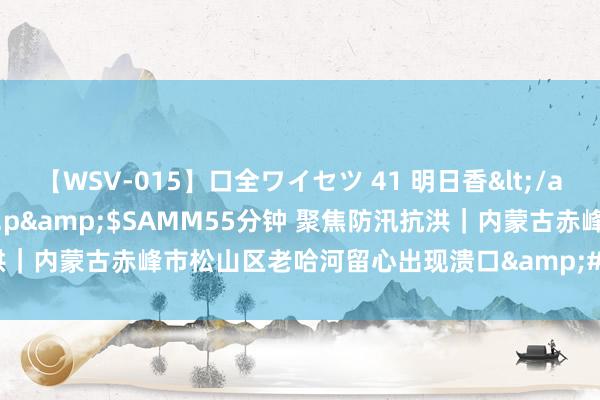 【WSV-015】口全ワイセツ 41 明日香</a>2003-07-18h.m.p&$SAMM55分钟 聚焦防汛抗洪|内蒙古赤峰市松山区老哈河留心出现溃口 过水农田约7000亩