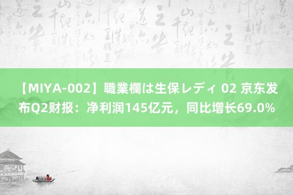 【MIYA-002】職業欄は生保レディ 02 京东发布Q2财报:净利润145亿元,同比增长69.0%