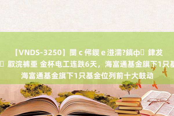 【VNDS-3250】闅c伄鍥e湴濡?鎬ф銉犮儵銉犮儵 娣倝銇叞浣裤亜 金杯电工连跌6天,海富通基金旗下1只基金位列前十大鼓动