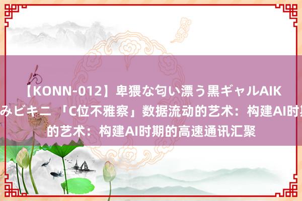 【KONN-012】卑猥な匂い漂う黒ギャルAIKAの中出しグイ込みビキニ 「C位不雅察」数据流动的艺术:构建AI时期的高速通讯汇聚